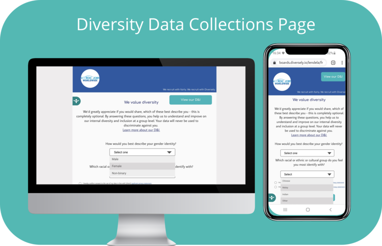 Applicant Diversity Data Collection Blue