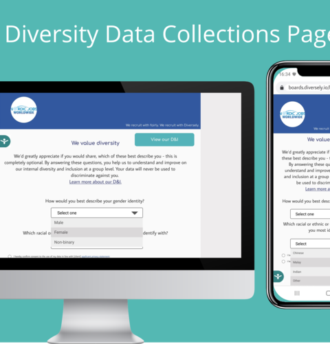 Applicant Diversity Data Collection Blue